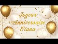 Joyeux anniversaire ciana 