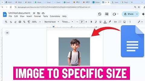 Een afbeelding naar een specifiek formaat wijzigen in Google Docs