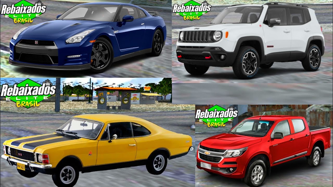 Rebaixados Elite Brasil - TOP 5 CARROS BATIDOS NO JOGO 😱 