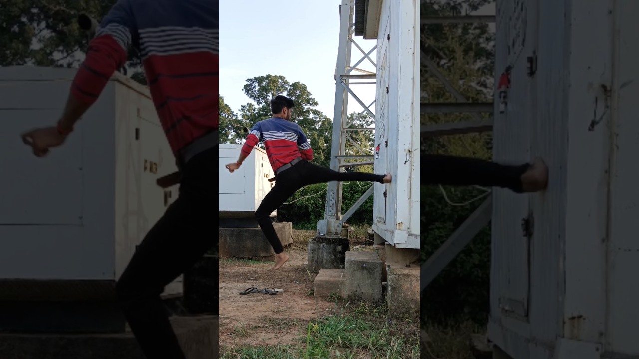 Jump back kich in 3 step(very easy) #shorts #fitness #minivlog