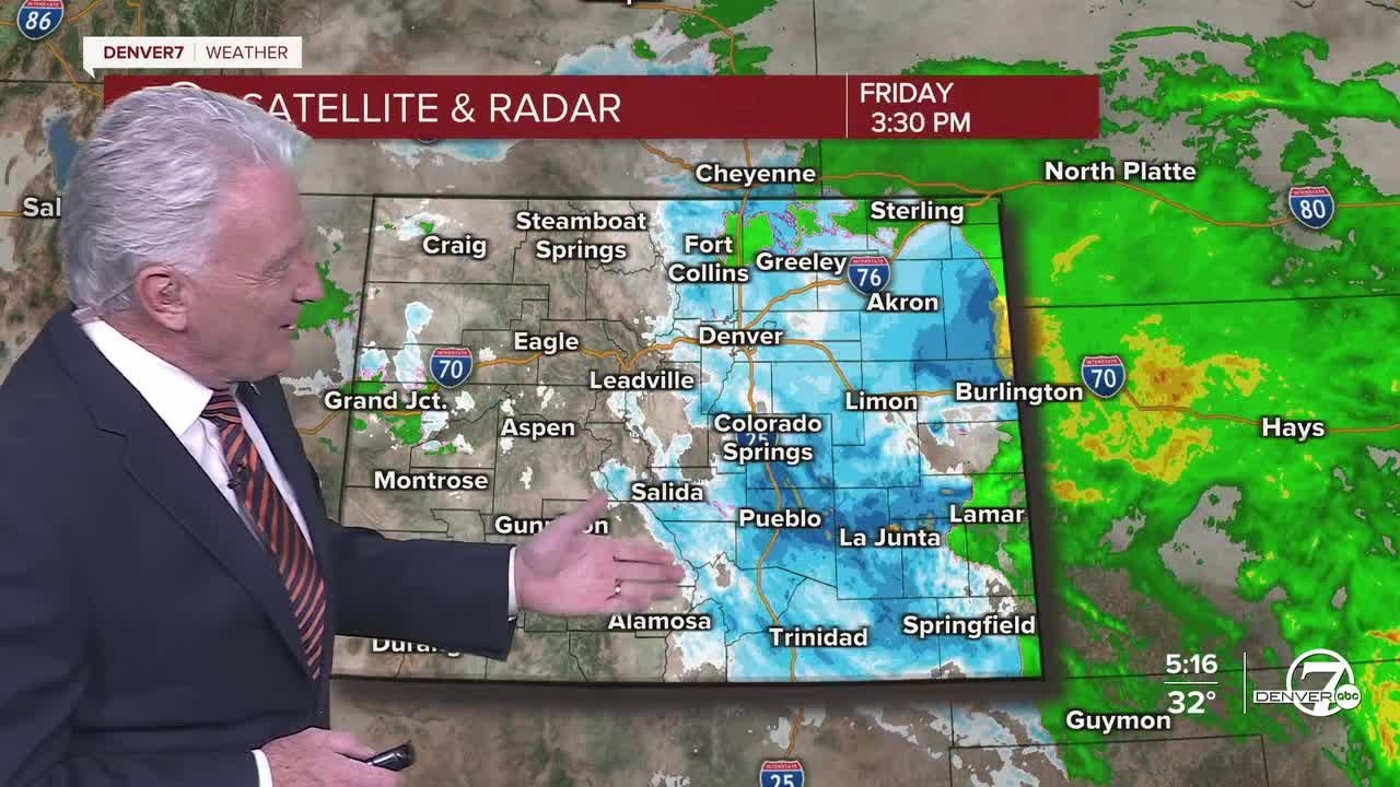 Latest forecast snow totals for Denver through Saturday - YouTube