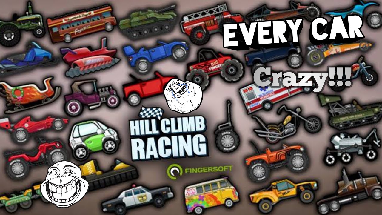 All Cars in Hill Climb Racer YouTube