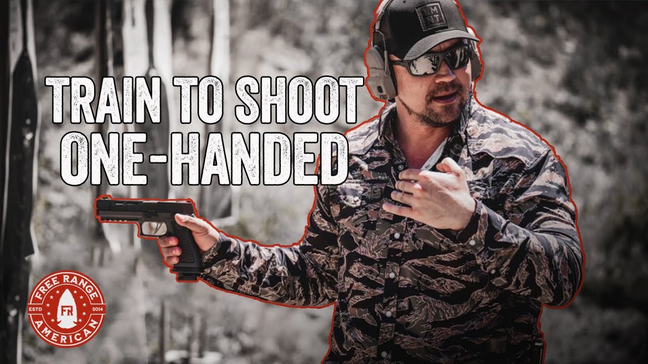 How To Shoot With One Hand and With Your Weak Hand - YouTube