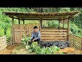 Solo Survival Challenge: Build a Complete Handcraft Pigsty in the Forest in 10 Days