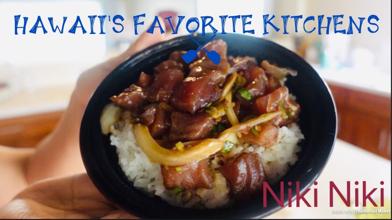 Hawaii's Favorite Kitchens O.M.G. Poke, Chicken , KC Waffle Hot dogs at