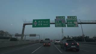 [4K Drive] 포천|47번 국도|수도권 제1순환고속도로|퇴계원|성남|