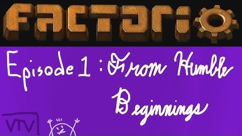 From Humble Beginnings | Factorio Episode 1