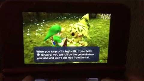 Legend of Zelda ocarina of time 3D part 2 (inside the deku tree )