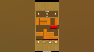 Unblock Me - Relax Mode - Starter // Puzzle 93 #shorts