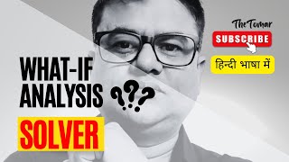 ? Excel Tutorial: Unleashing the Power of Solver | Excel's Ultimate Problem-Solving Tool!  (HINDI)