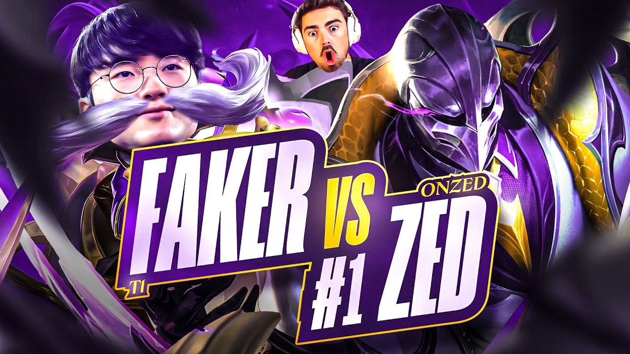 1 ZED KOREA vs FAKER *15,000 Hours of ZED* - YouTube