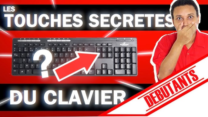 COMMENT UTILISER LES TOUCHES DU CLAVIER DE L'ORDINATEUR PORTABLE ? (COURS  INFORMATIQUE DEBUTANT) 