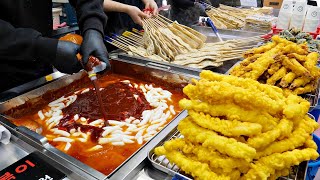 1000 bowls sold out in a day! The amazing skill of the tteokbokki master. / korea street food