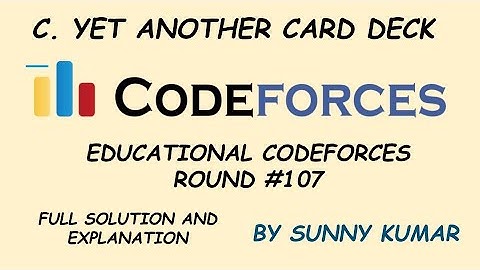 Yet Another Card Deck | Problem C | Educational Codeforces Round 107