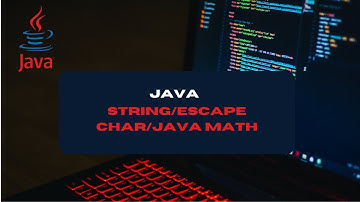 Java Tutorial Series | Java String, Java Math, Escape Char | Step by Step | Tagalog for Beginners