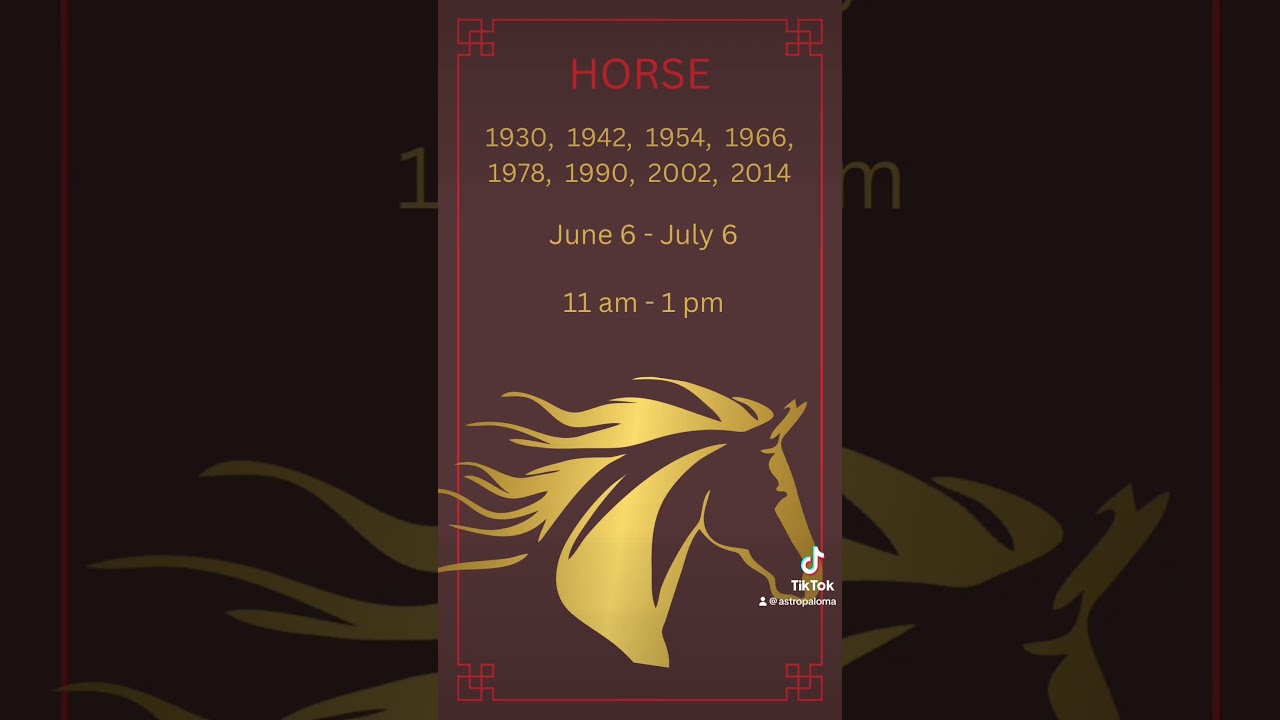 Horse Sign inside your 