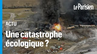 « Catastrophe sanitaire » : les habitants inquiets après le déraillement d’un train aux Etats-Unis