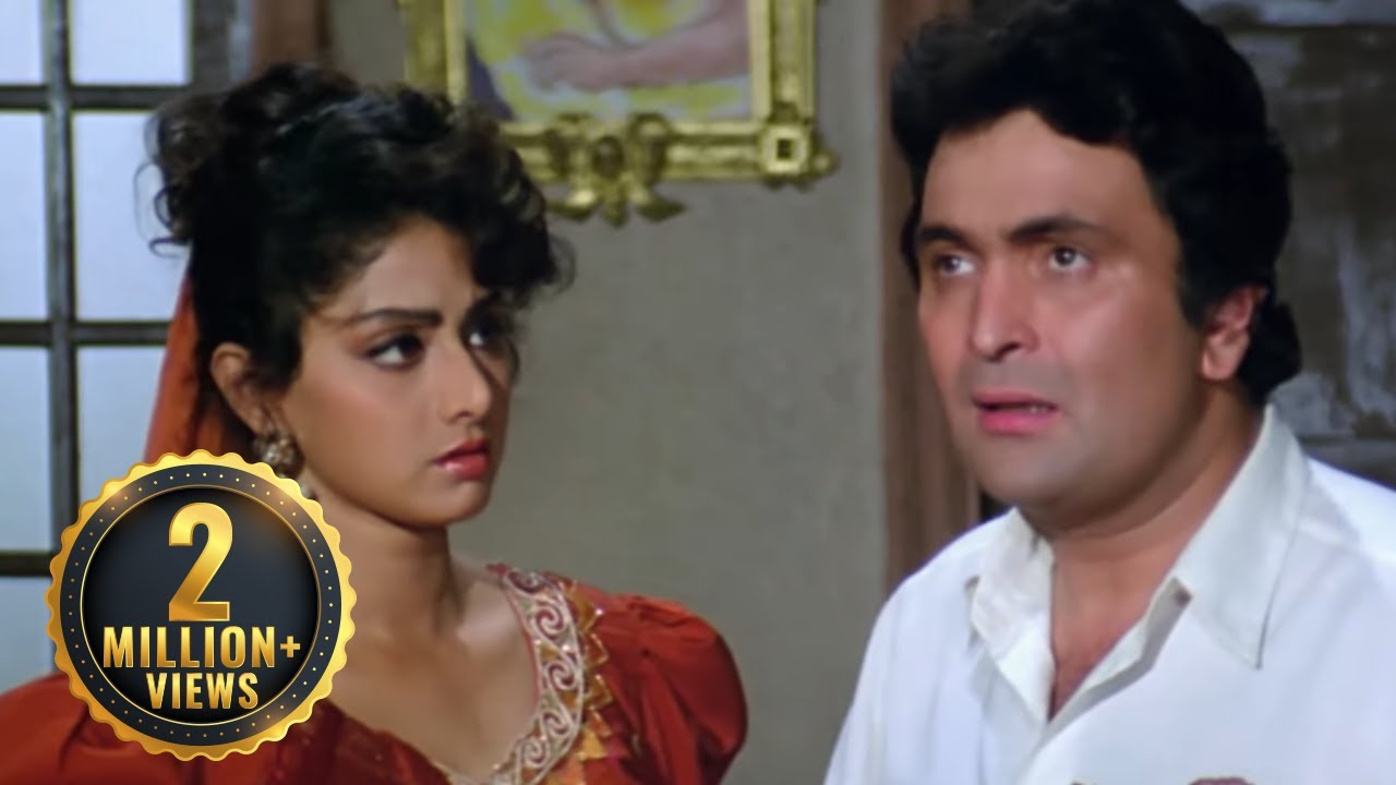Sridevi        Banjaran 1991 HD   Part 2  Rishi Kapoor Pran  Romantic Movie