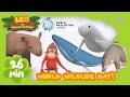 Its world wildlife day 3rd march  save our animals  leo the wildlife ranger  kids animation