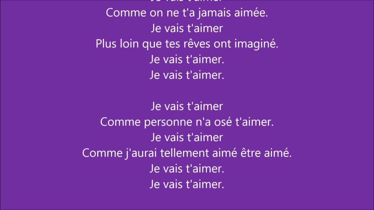 Je vais t'aimer - Louane - KARAOKE - YouTube