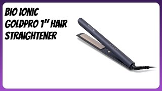 REVIEW (2026): Bio Ionic GoldPro 1" Hair Straightener. Features