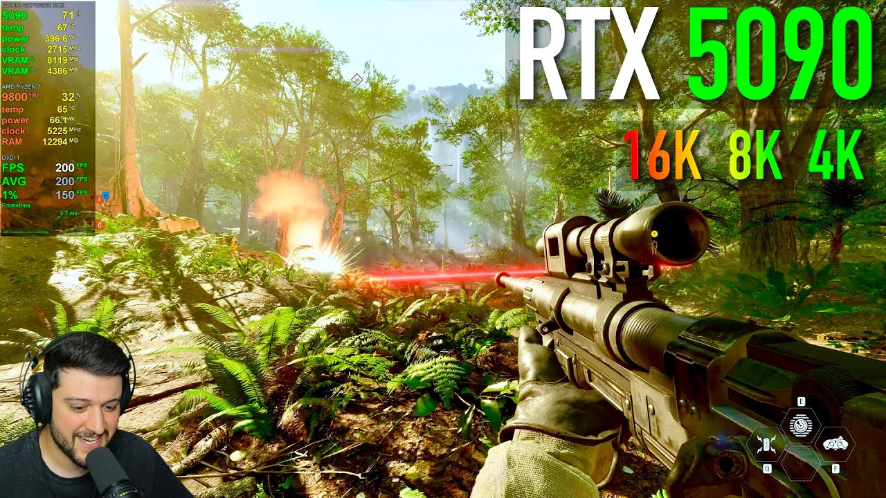 RTX 5090 - Star Wars: Battlefront 2 - Beautiful Game from 2017!