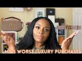 MY 5 WORST LUXURY PURCHASES | PRADA, GUCCI + MORE | PURCHASES I REGRET??!! | BRWNGIRLLUXE