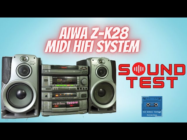 Aiwa Z-K28(CX-ZK28HE) Midi Hifi System with Speaker SX