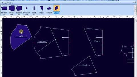 GT CAD Software  Piece Toolbar how to Works