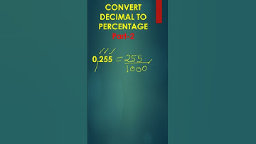 CONVERT DECIMAL TO PERCENTAGE #decimals,#percentage,#short,#shorts,#math,#maths,#decimaltopercentage