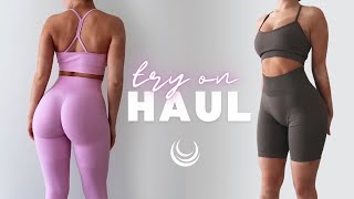 GYM LEGGINGS THAT ARE SHAPEWEAR?!... omg | try on haul lazuli label scrunch sculpt