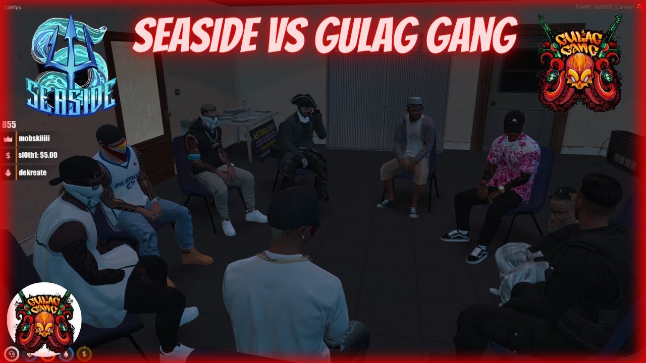 GG vs Seaside meeting to End The War | Gulag Gang | NoPixel | GTARP