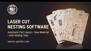 How to Nest SVG Files for Laser Cutting | Vector Painter Nest