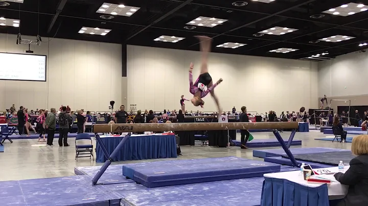 JRC Avery Balser, Buckeye L10 Beam | 2017 JO Natio...