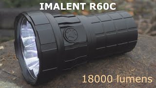 Супер яркий фонарь для кемпинга IMALENT R60C 18000 lumens
