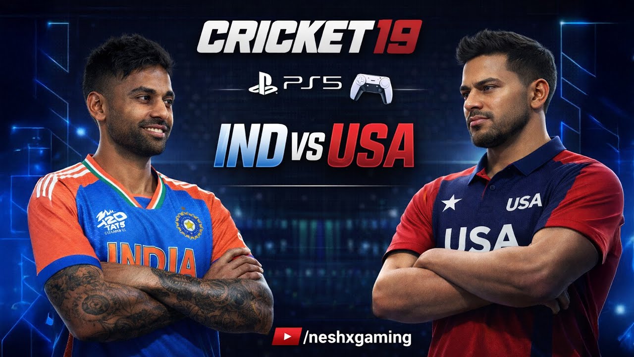 IND vs USA 🔥 1st T20 World Cup Match | PS5 Gameplay 🎮