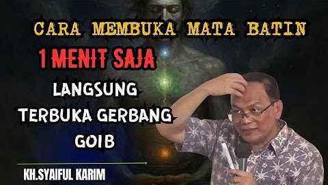 Cara membuka mata batin 1 menit saja langsung terbuka 💥KH syaiful karim #tauhid #shorts 