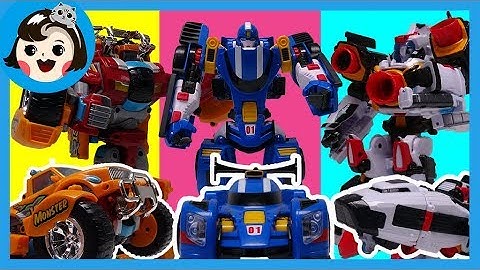 [A dda dda Toys] Tobot V ( Speed, Monster, Rocket ) transform combine robots