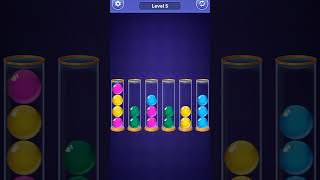 The unlimited challenge Yellow Pink Blue #ballsortpuzzle #asmr #balloon #satisfying