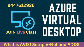 Azure Virtual Desktop Corporate Training !How to Setup V-Net and Create Domain Controller Full Guide