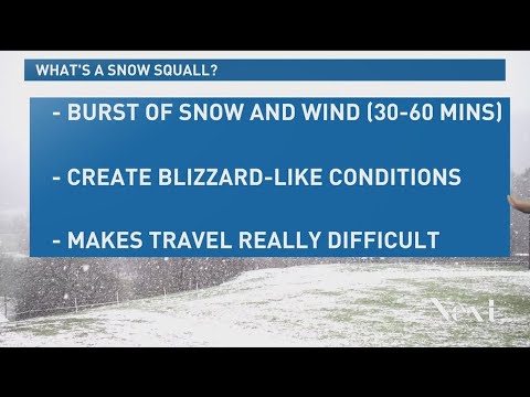 Next Question: What's a 'Snow squall'?