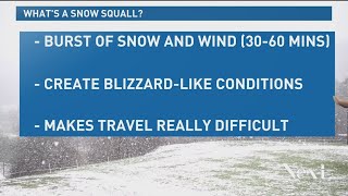 Next Question: What's a 'Snow squall'?