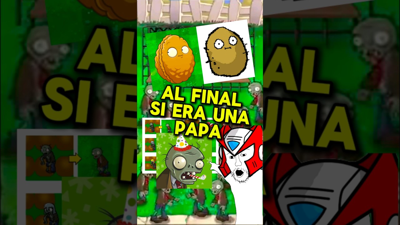 Al final, si era una papa... #shorts #plantsvszombies #sabiasque #curiosidades #parati