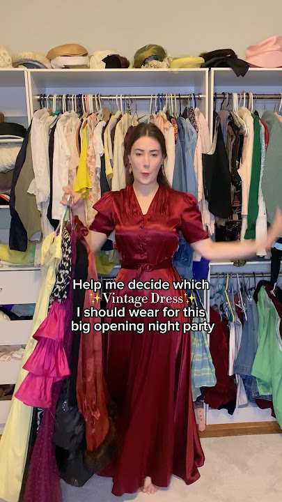 Am I DELUSIONAL?! HELP ME PICK A VINTAGE DRESS 😭