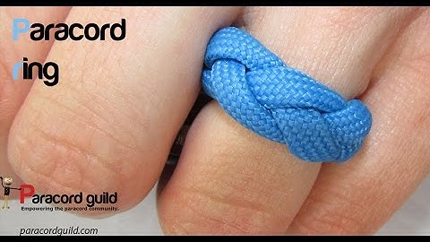 How to make a paracord ring