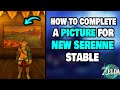 How To Complete A Picture For New Serenne Stable in Zelda Tears of The Kingdom (STEP-BY-STEP)