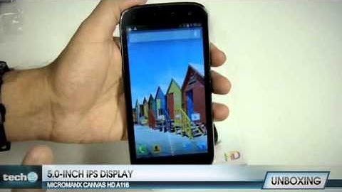 Micromax Canvas HD A116 -Unboxing