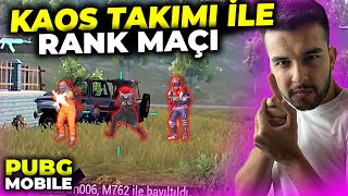 KAOS TAKIMI İLE FATİH LİGİ RANK MAÇI w/MEZARCI,GAZİ,KAPTAN/PUBG MOBILE Gameplay