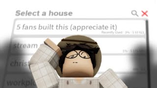 i hired FIVE random fans to build my house in bloxburg