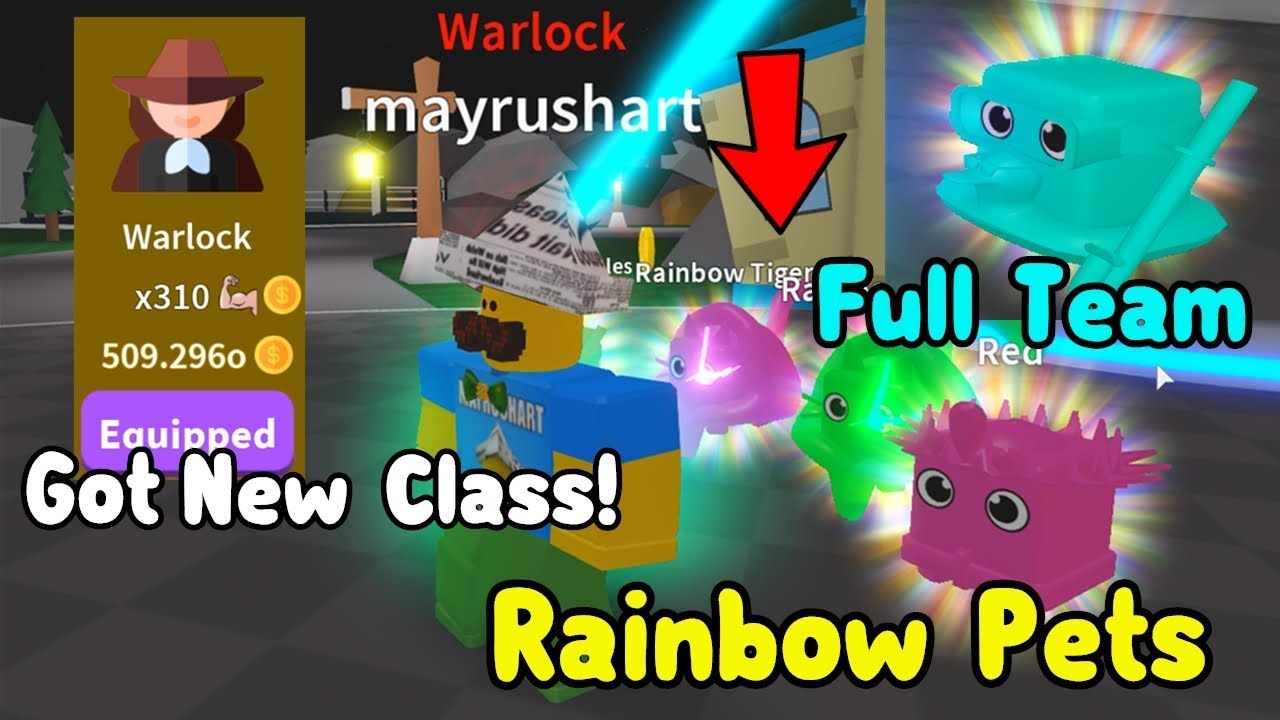 Crafting Full Team Of Rainbow Pets Unlocked New Class Warlock